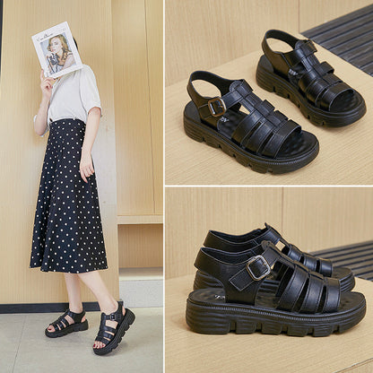 Tessara | Women’s Orthopedic Colorblock Platform Gladiator Sandals