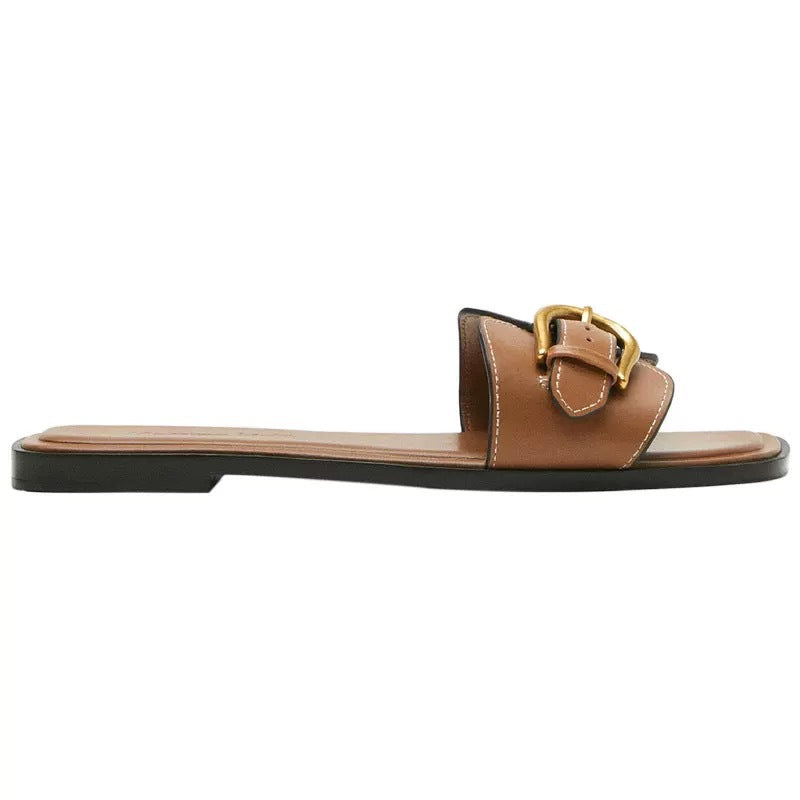 Solene | Women’s Orthopedic Buckle Strap Slide Sandals