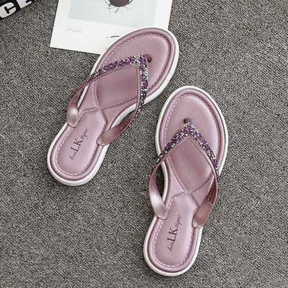 Briony | Women’s Orthopedic Rhinestone Comfort Flip Flop Sandals