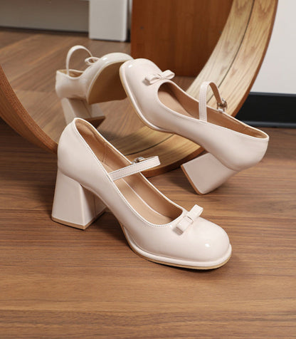 OrthoCare Mary Jane Shoes - Wide Fit Chunky Heel