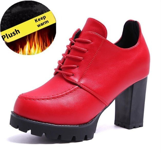 OrthoCare Shoes With Unique Thick Heels And Platform