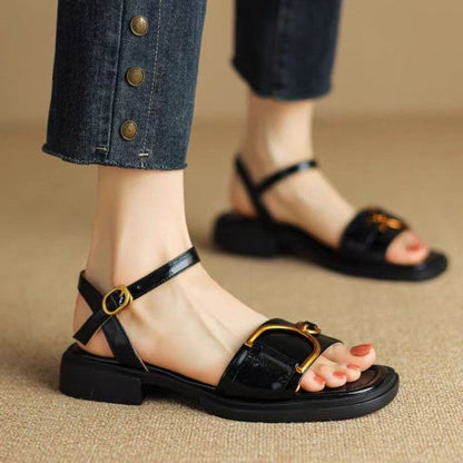 Kyrabelle | Women’s Orthopedic Buckle Strap Flat Sandals