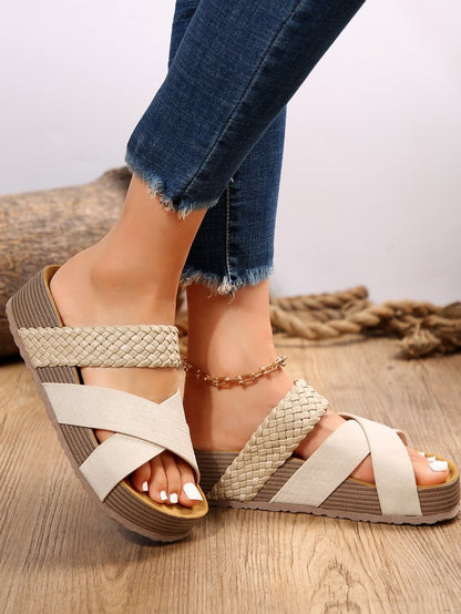OrthoCare Summer Sandals With Braided Straps - Unique And Elegant