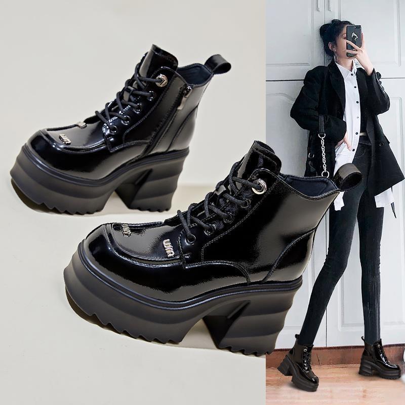 Martina | Orthopedic Thick  High Heel  Ankle Boots