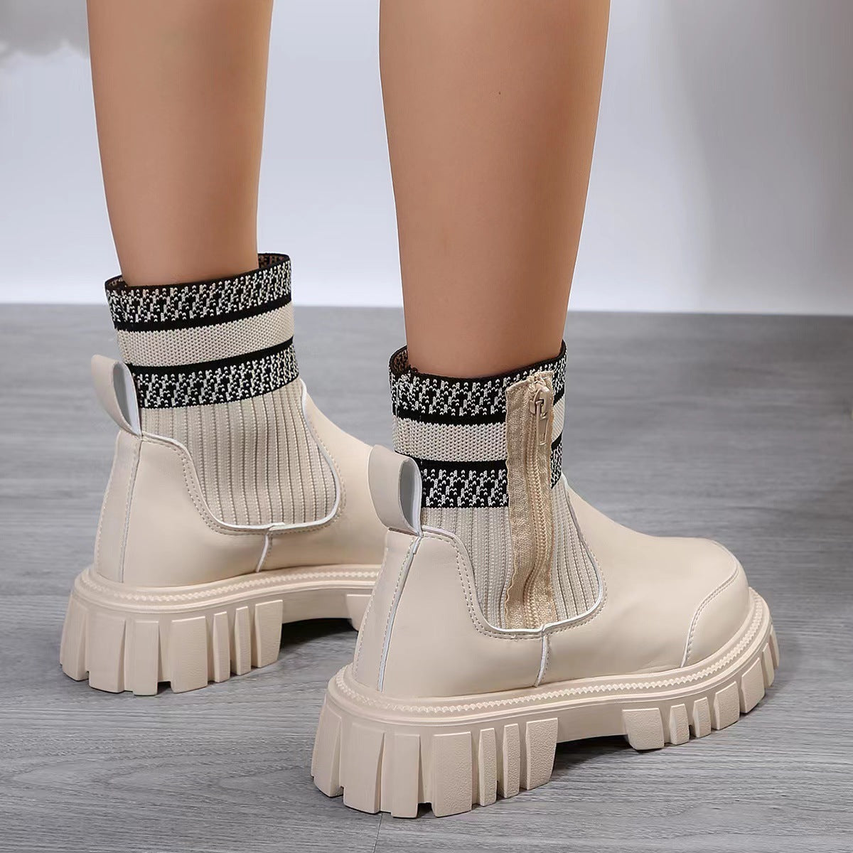 Madelyn | UrbanFlex Orthopedic Chunky Ankle Boots