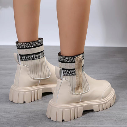 Madelyn | UrbanFlex Orthopedic Chunky Ankle Boots