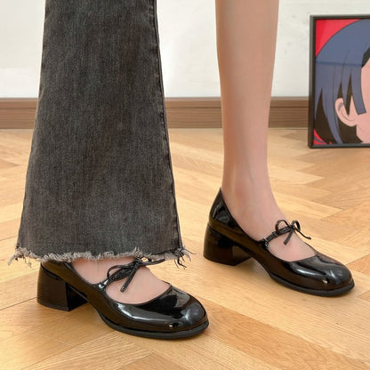 OrthoCare Mary Jane Shoes - Vintage Bow Comfort
