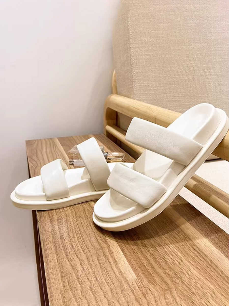 Lorienne | Women’s Orthopedic Double Strap Comfort Slide Sandals