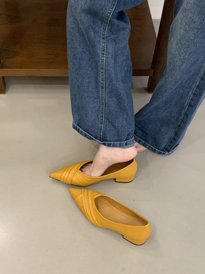 OrthoCare Pointed Toe Slip-On Flat Sandals