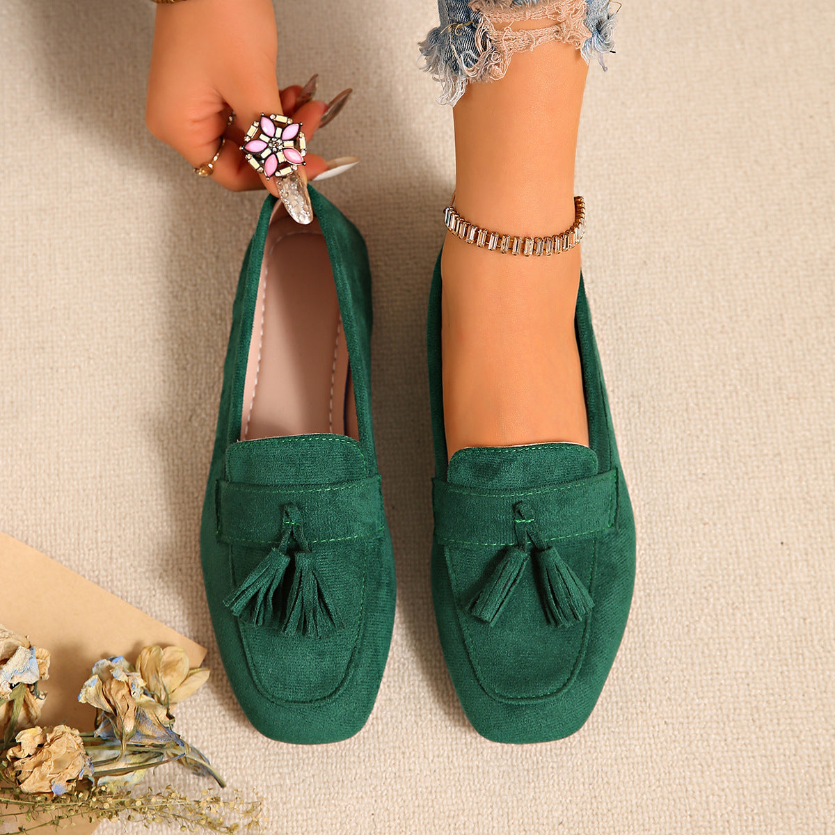 Orthopedic Comfort Ballet Flats – Soft Lightweight Everyday Slip-On Shoes