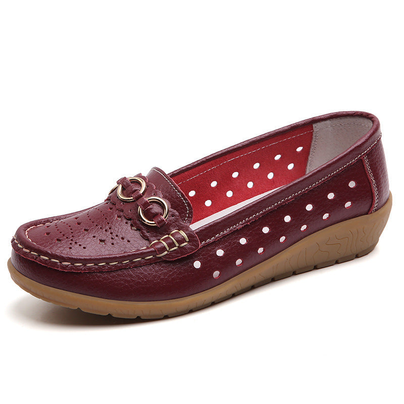 Koraline | Women’s Orthopedic Perforated Loafer Flats