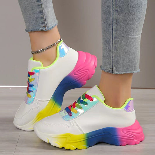 OrthoCare Rainbow Sports Sneakers - Unique Style And Comfort