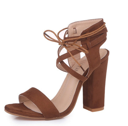 OrthoCare Unique High Heel Sandals With Ankle Strap