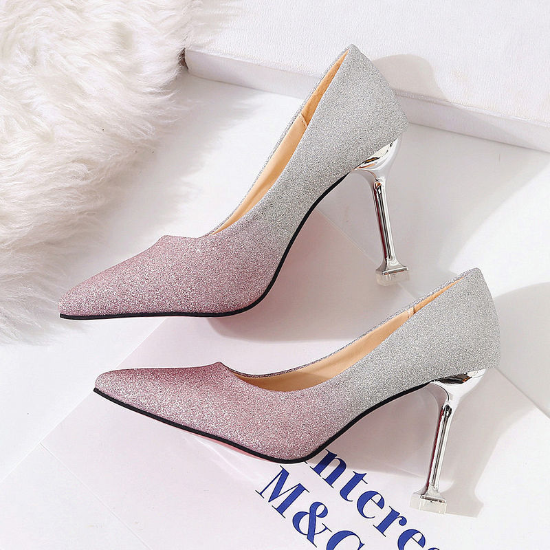 OrthoCare Sexy Gradient Pointed Stiletto Pumps - Unique Elegance