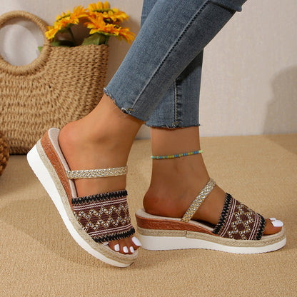 OrthoCare Bohemian Platform Sandals