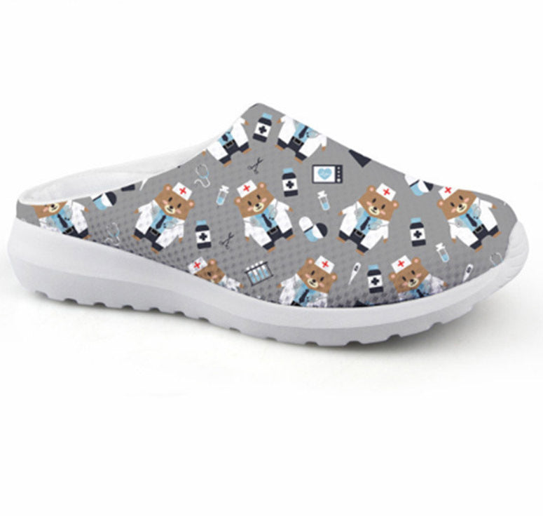 OrthoCare Cartoon Print Lightweight Comfort Clogs