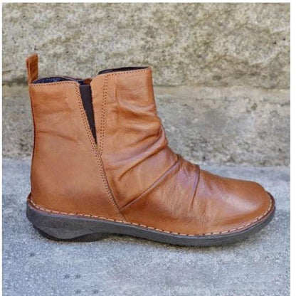 Sanya | Orthopedic Casual Short Ankle Boots with Soft Leather Look