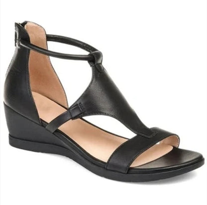 OrthoCare Criss-Cross Gladiator Wedge Sandals