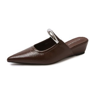 OrthoCare | Pointed Toe Slip-On Mule Loafers