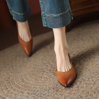 OrthoCare Pointed Toe Low-Cut Shoes - Comfort
