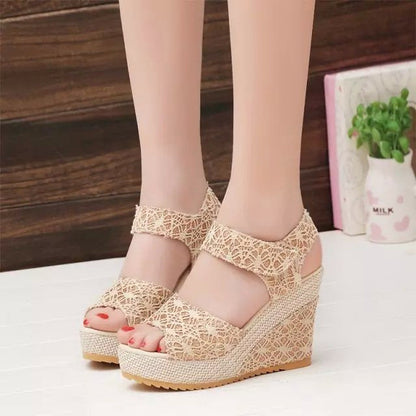 OrthoCare Flat-Bottomed High-Heeled Sandals - Unique Elegance