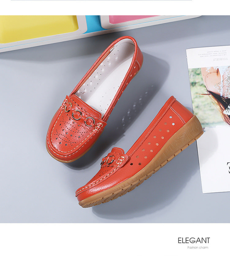 Koraline | Women’s Orthopedic Perforated Loafer Flats