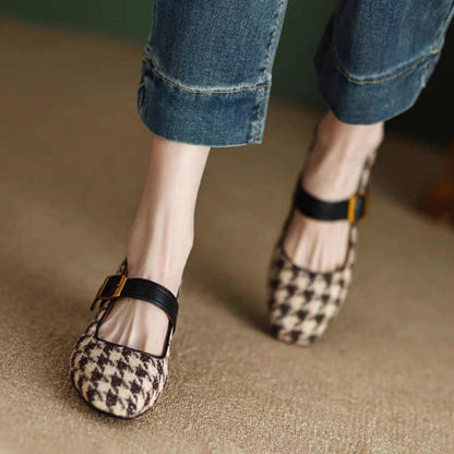 OrthoCare Retro Mary Jane Shoes With Single Buckle