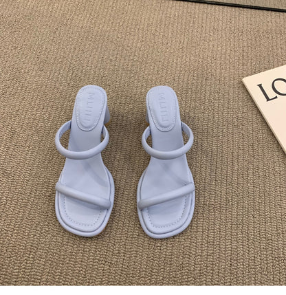Viretta | Women’s Orthopedic Minimalist Block Heel Mule Sandals