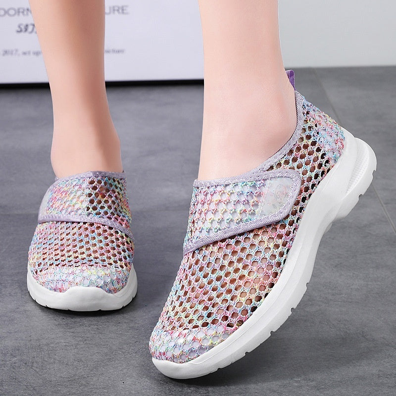 OrthoCare Women’s Breathable Mesh Sneakers – Cloud Cushion Lightweight Walking Shoes