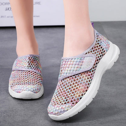 OrthoCare Women’s Breathable Mesh Sneakers – Cloud Cushion Lightweight Walking Shoes