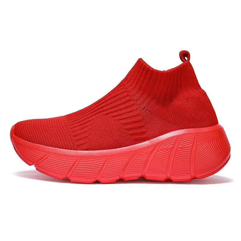 Orthopedic Slip-On Sneakers – Breathable Knit Casual Walking Shoes