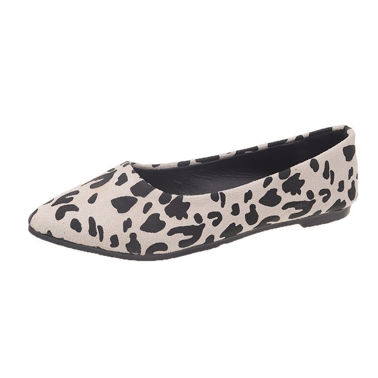 OrthoCare Leopard Flats - Pointed Toe Comfort