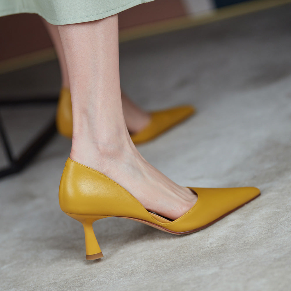 Carmella | Women’s Orthopedic Pointed Toe Kitten Heel Pumps
