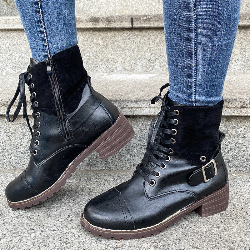 OrthoCare Martin Boots - Chunky Heel Comfort