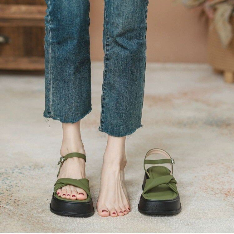 OrthoCare | Sporty Double Strap Platform Sandals