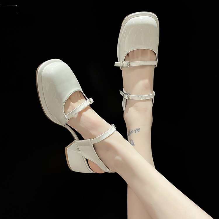 OrthoCare Mary Jane Shoes - Korean Style, Thick And Unique Heel