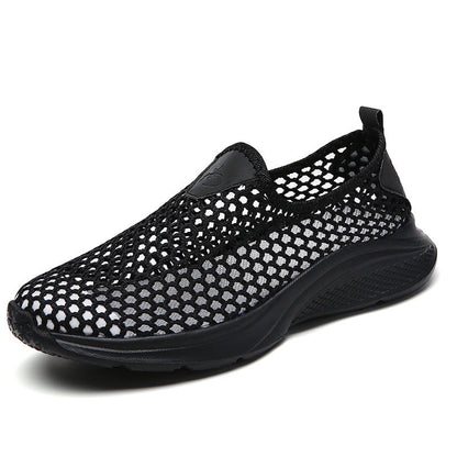 OrthoCare | Breathable Rhinestone Mesh Slip-On Sneakers