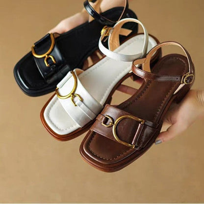 Kyrabelle | Women’s Orthopedic Buckle Strap Flat Sandals