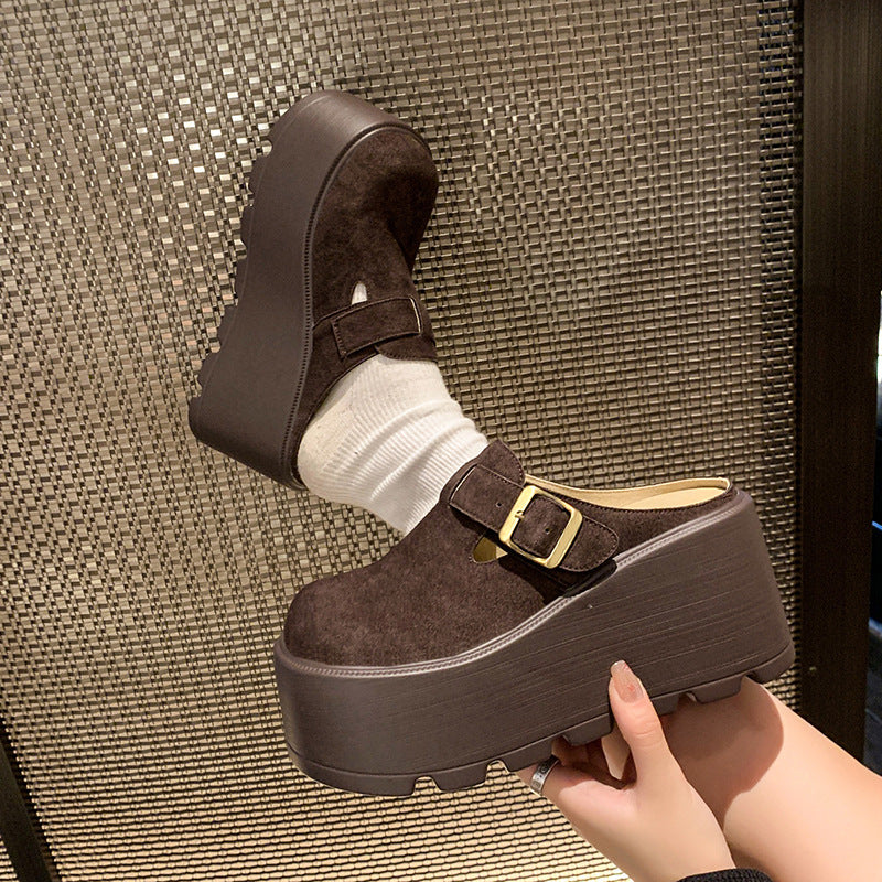 Honora | Women’s Orthopedic Platform Buckle Mule Clogs