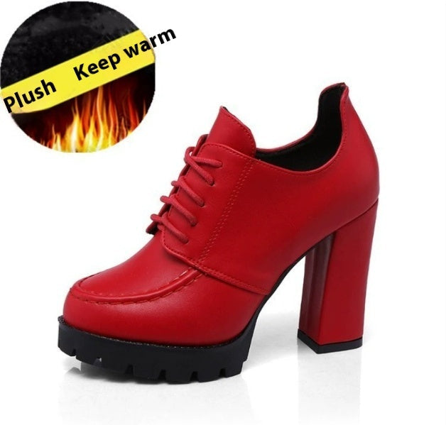 OrthoCare Shoes With Unique Thick Heels And Platform