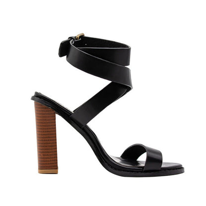 OrthoCare Plus Size Sandals With Chunky Heels