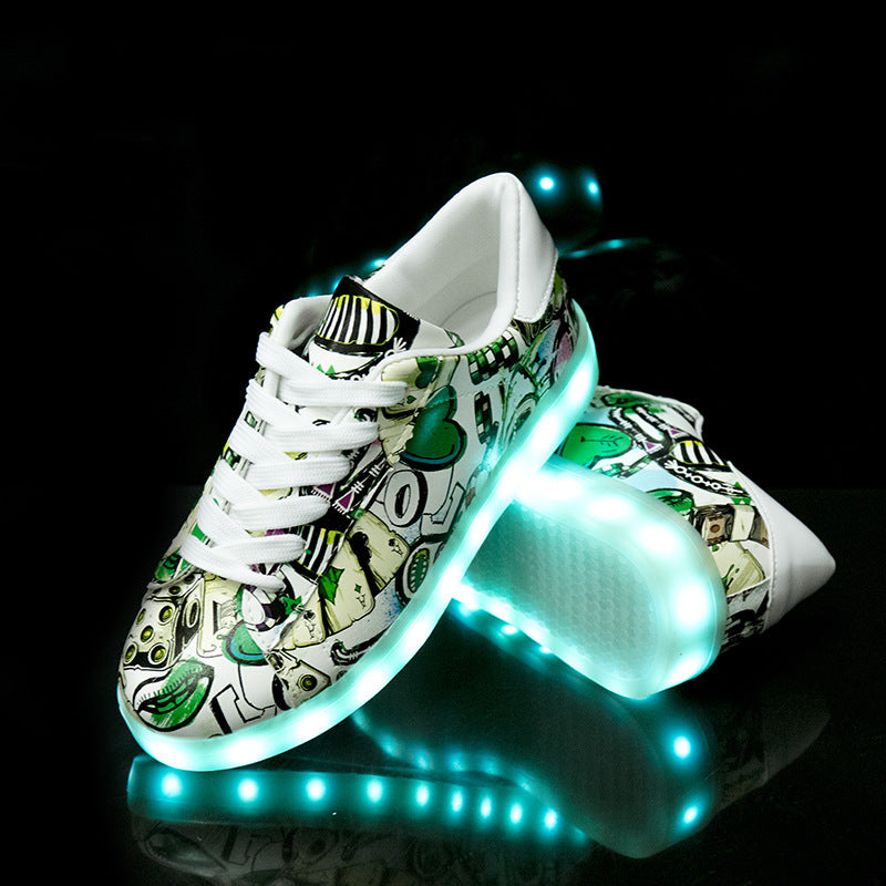 OrthoCare Lightweight Fluorescent Shoes For Unique Couples