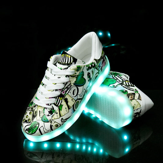 OrthoCare Lightweight Fluorescent Shoes For Unique Couples