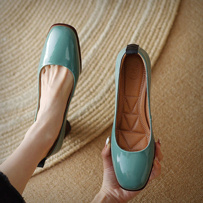 Hadley | Orthopedic Women’s Dual-Tone Block Heel Pumps