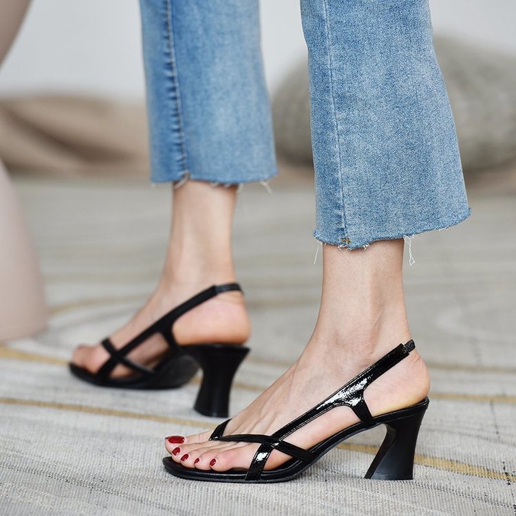 OrthoCare Sandals With Thick, High Heels, A Unique Style