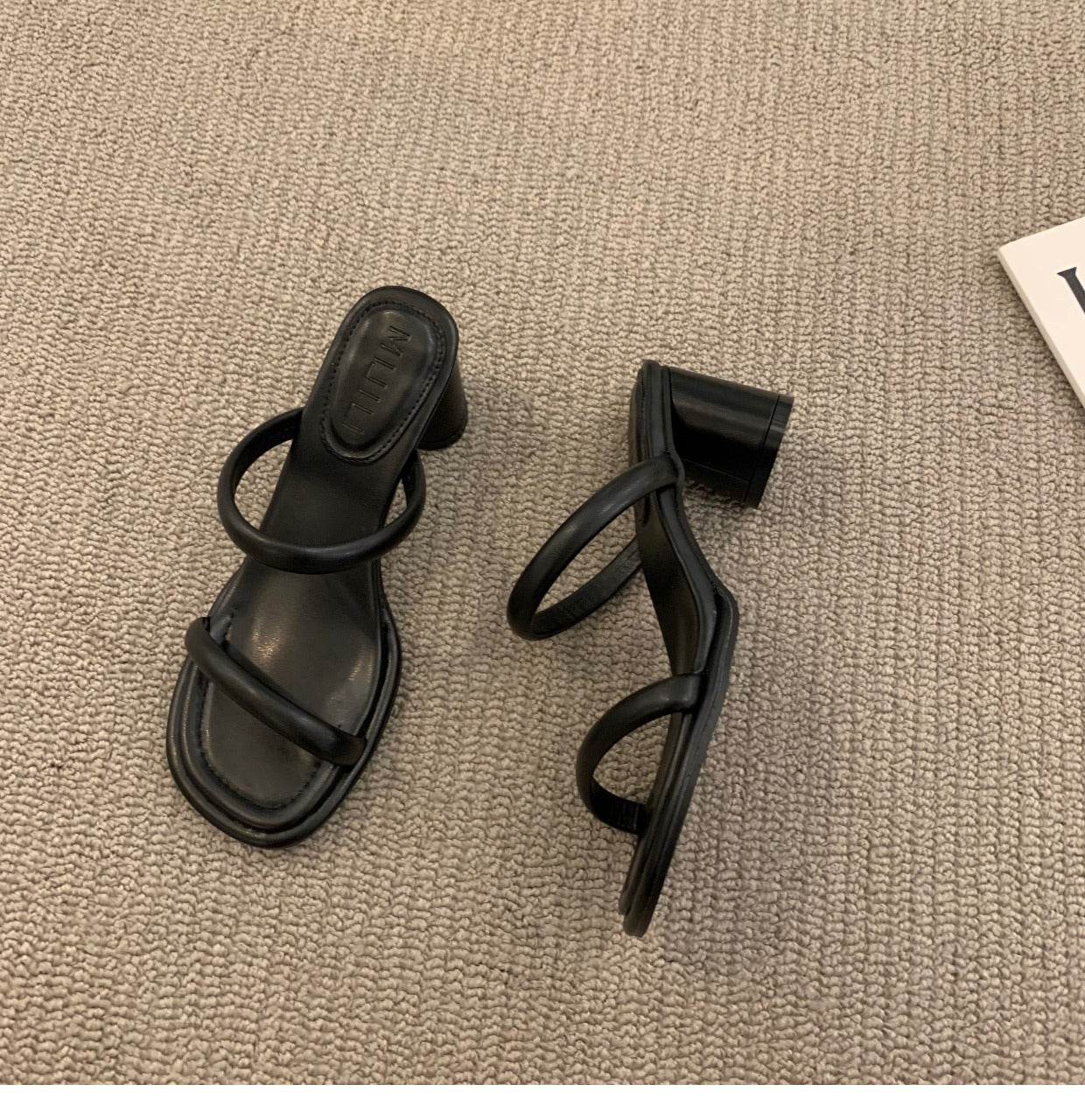 Viretta | Women’s Orthopedic Minimalist Block Heel Mule Sandals