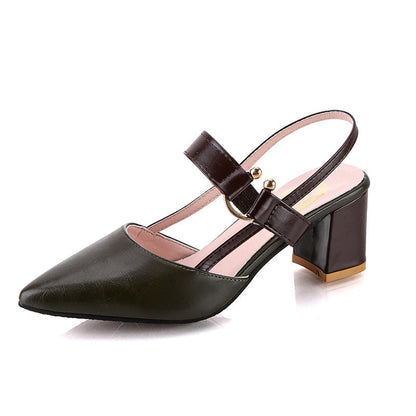 Quilla | Women’s Orthopedic Pointed Toe Slingback Block Heel Pumps