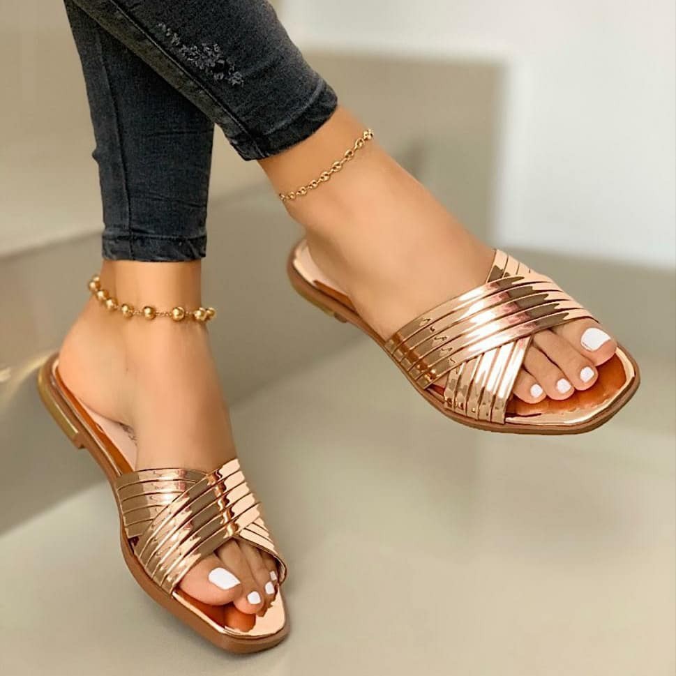 OrthoCare Comfortable Flat Slippers  - Unique Elegance