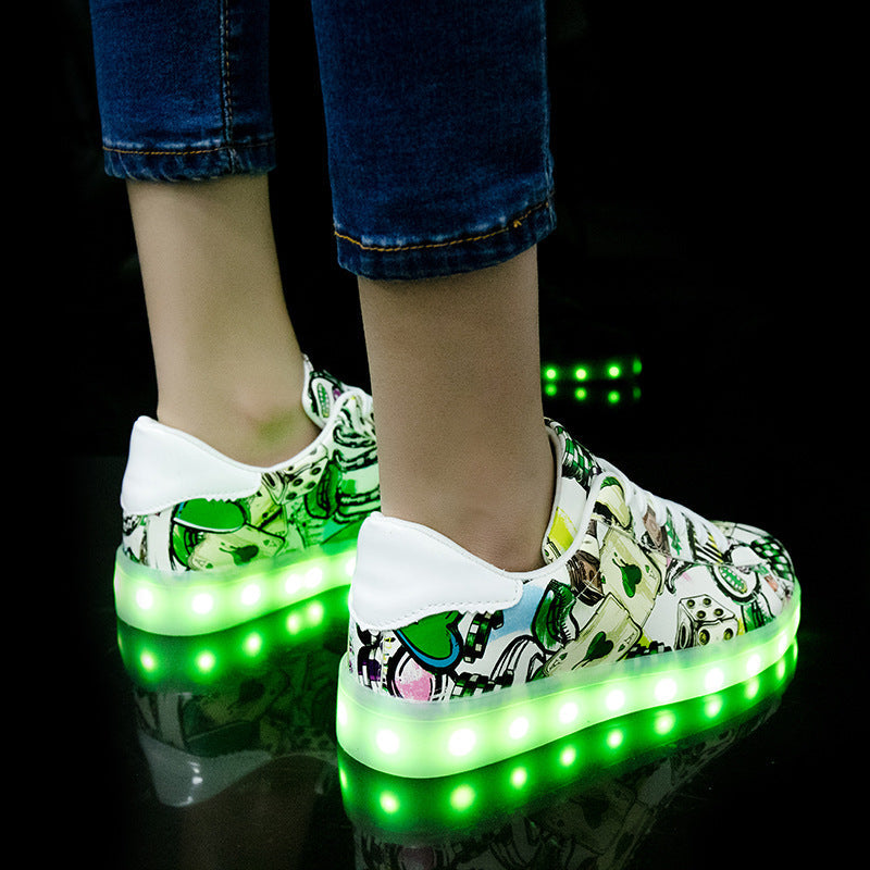 OrthoCare Lightweight Fluorescent Shoes For Unique Couples
