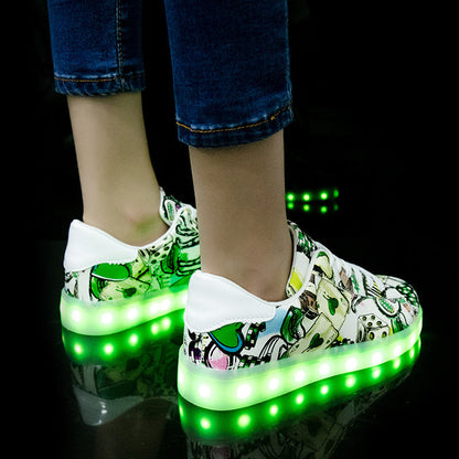 OrthoCare Lightweight Fluorescent Shoes For Unique Couples